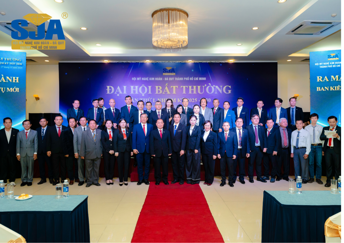 ĐẠI HỘI BẤT THƯỜNG NHIỆM KỲ I (2025 -2030) CỦA HỘI MỸ NGHỆ KIM HOÀN ĐÁ QUÝ TP.HCM 